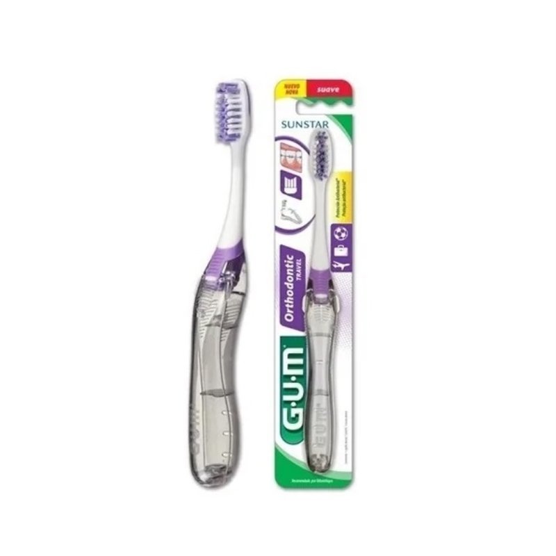 GUM Gum Brosse à dent Ortho De Voyage 125Pq - Image 1