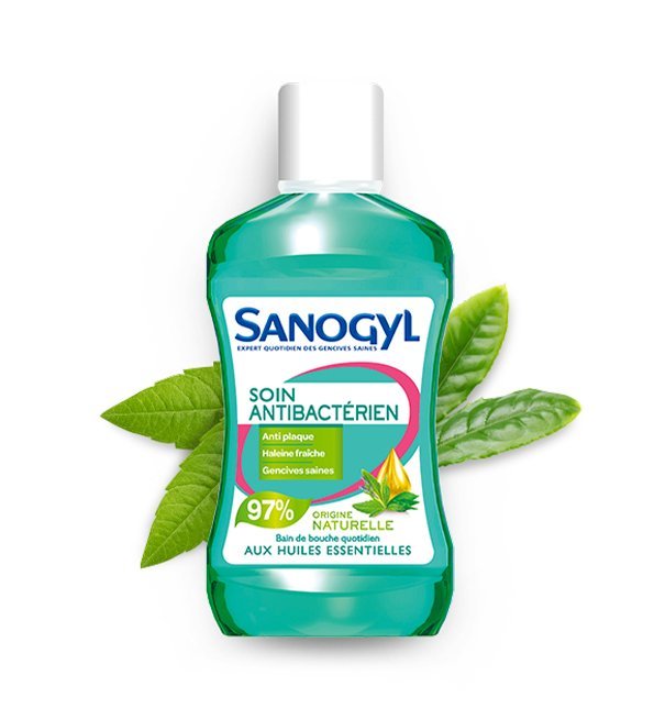Sanogyl Sanogyl bain de bouche antibacterien 500ml - Image 1