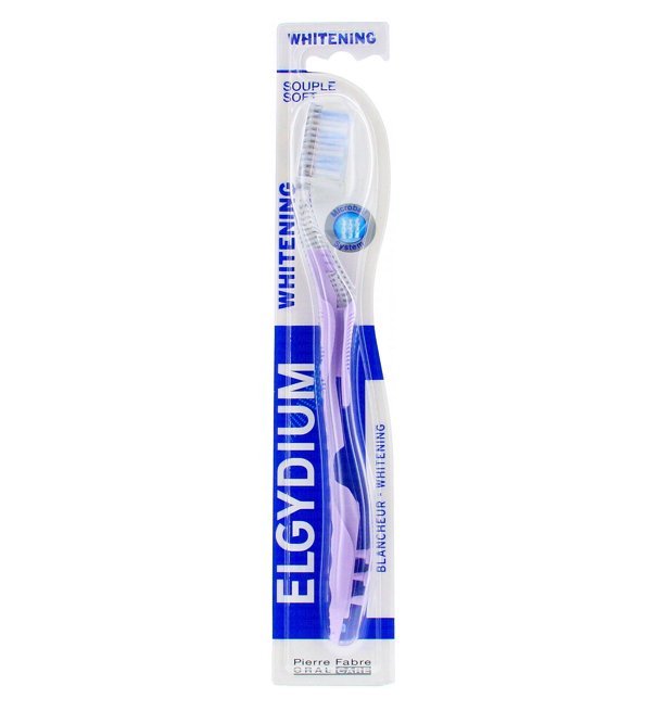 ELGYDIUM Elgydium Blancheur – Brosse à dents Souple - Image 1