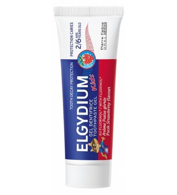 ELGYDIUM Elgydium Kids – Dentifrice Fraise givrée l’Âge de Glace 2-6 Ans – 50 ml - Image 1