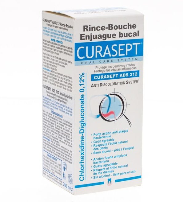 CURAPROX Curaprox – Curasept ADS 212 – Bain de bouche 0,12% CHX – 200 ml - Image 1