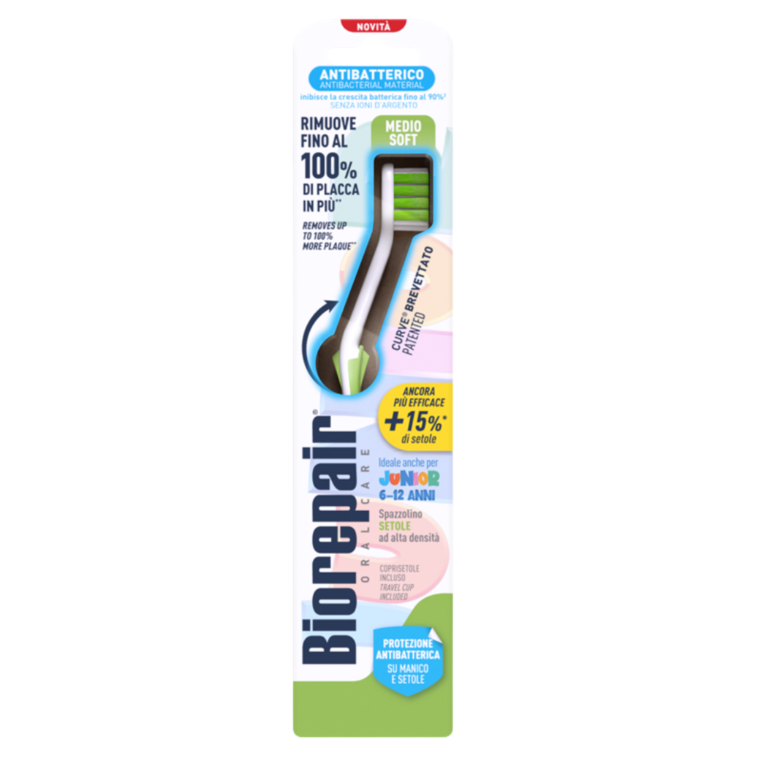 Biorepair Biorepair Brosse A dents Junior 6-12 Aans Medium soft - Image 1