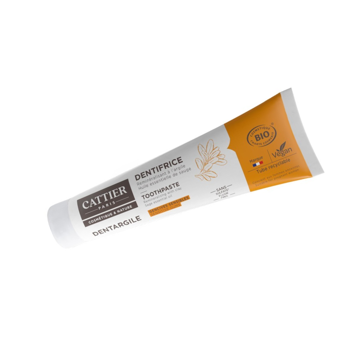 Cattier Cattier Dentargile Dentifrice Sauge 75ml - Image 1