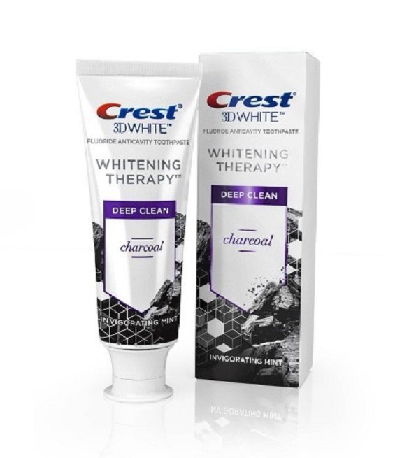CREST CREST 3D White Whitening Therapy Fluorure au Charbon de Bois 75ml - Image 1