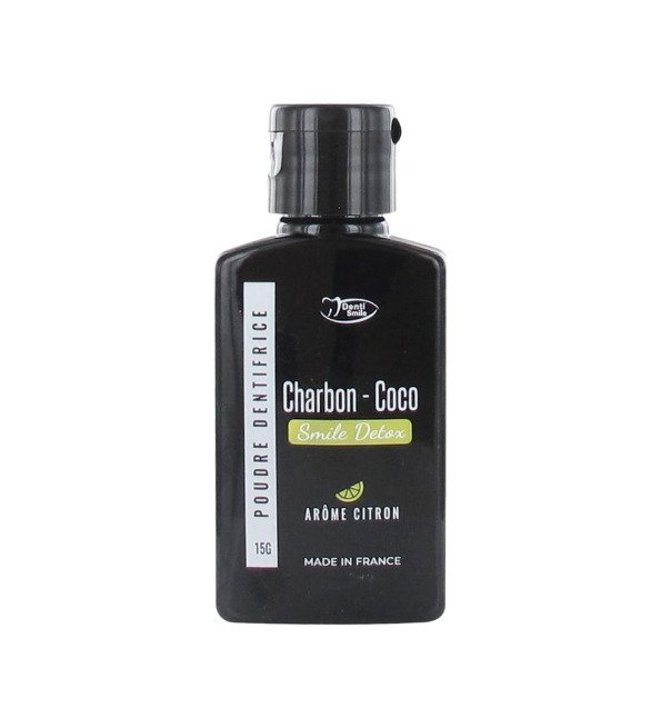 DENTI SMILE Denti-Smile Poudre Blancheur Au Charbon « Arome citron » 15g - Image 1
