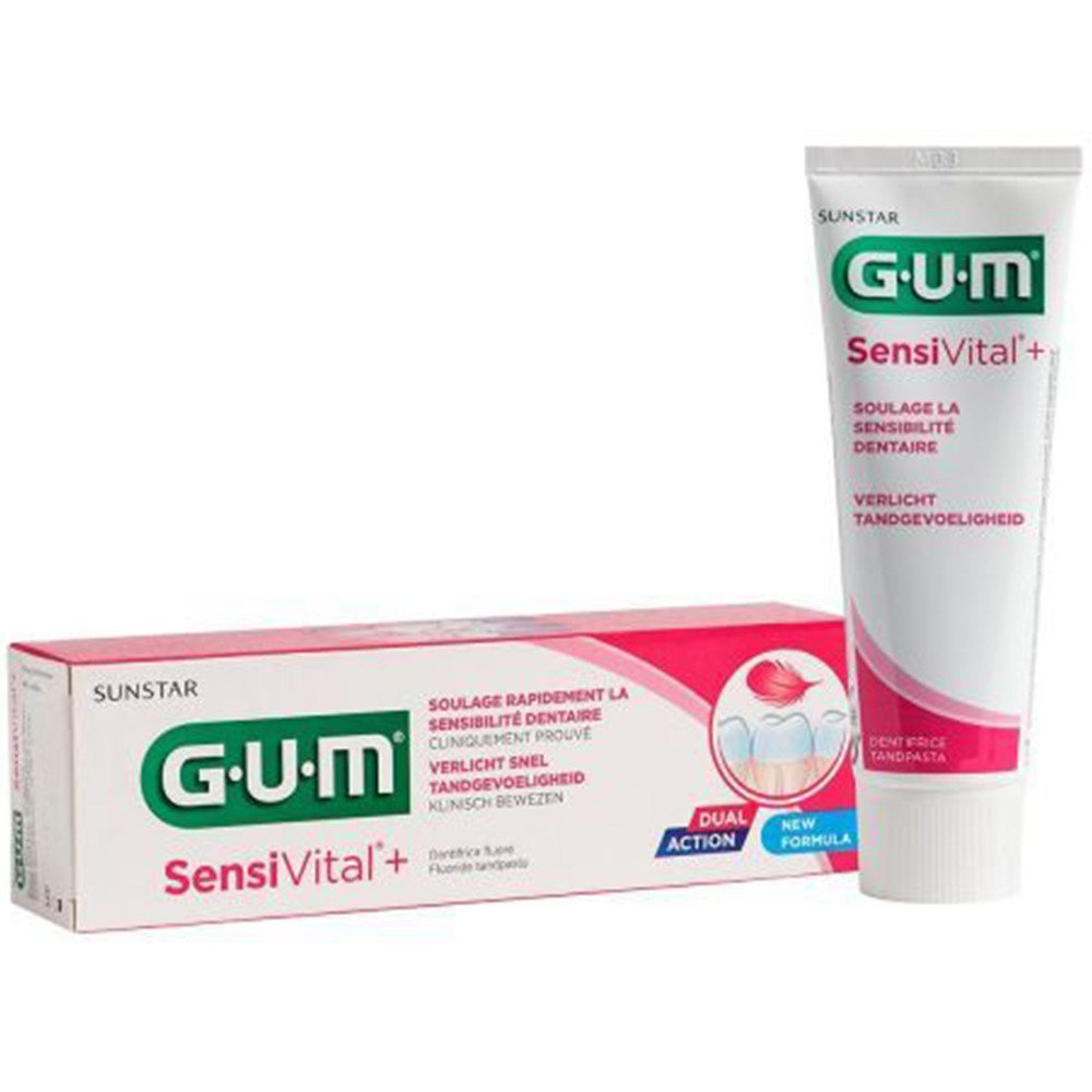 GUM Gum SensiVital Plus Dentifrice 75ml - Image 1