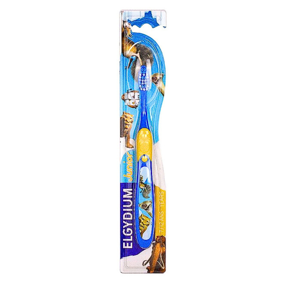 ELGYDIUM Elgydium Junior – Brosse à dents l’Âge de Glace 7-12 Ans - Image 1