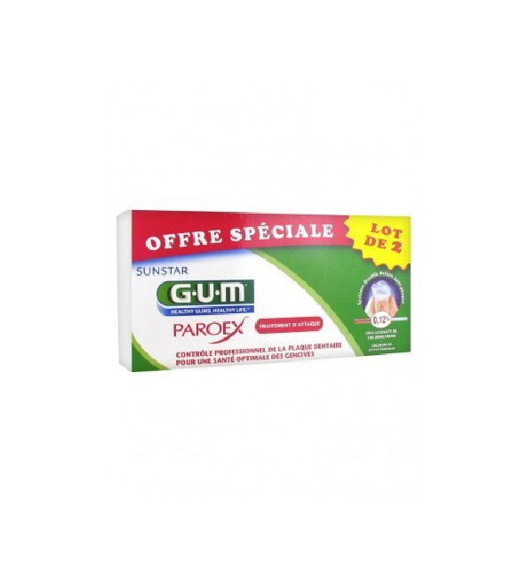 GUM Gum 2 Dentifrice Paroex N1770/2 pack - Image 1