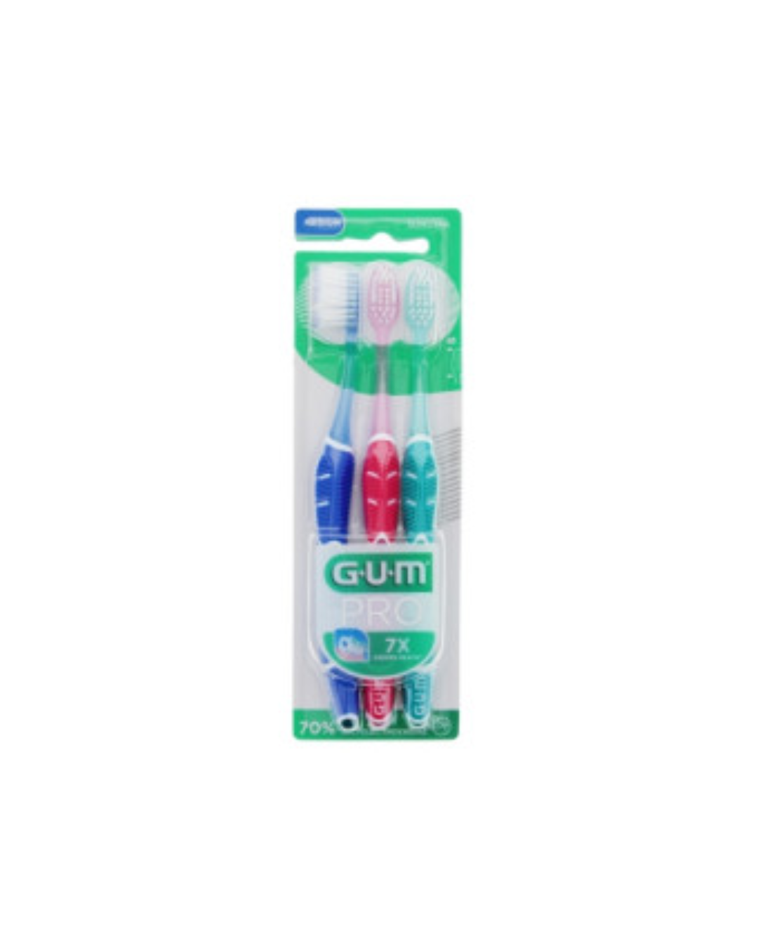 GUM Gum Brosse A dents Thechnique Pro Medium Pack Trio 528/3 - Image 1