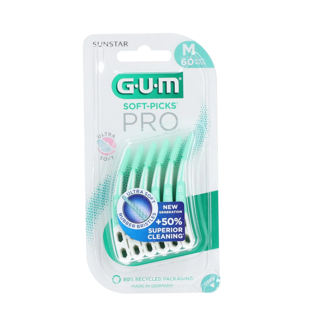 GUM Gum soft picks Pro Medium 30 Pieces 690 - Image 1