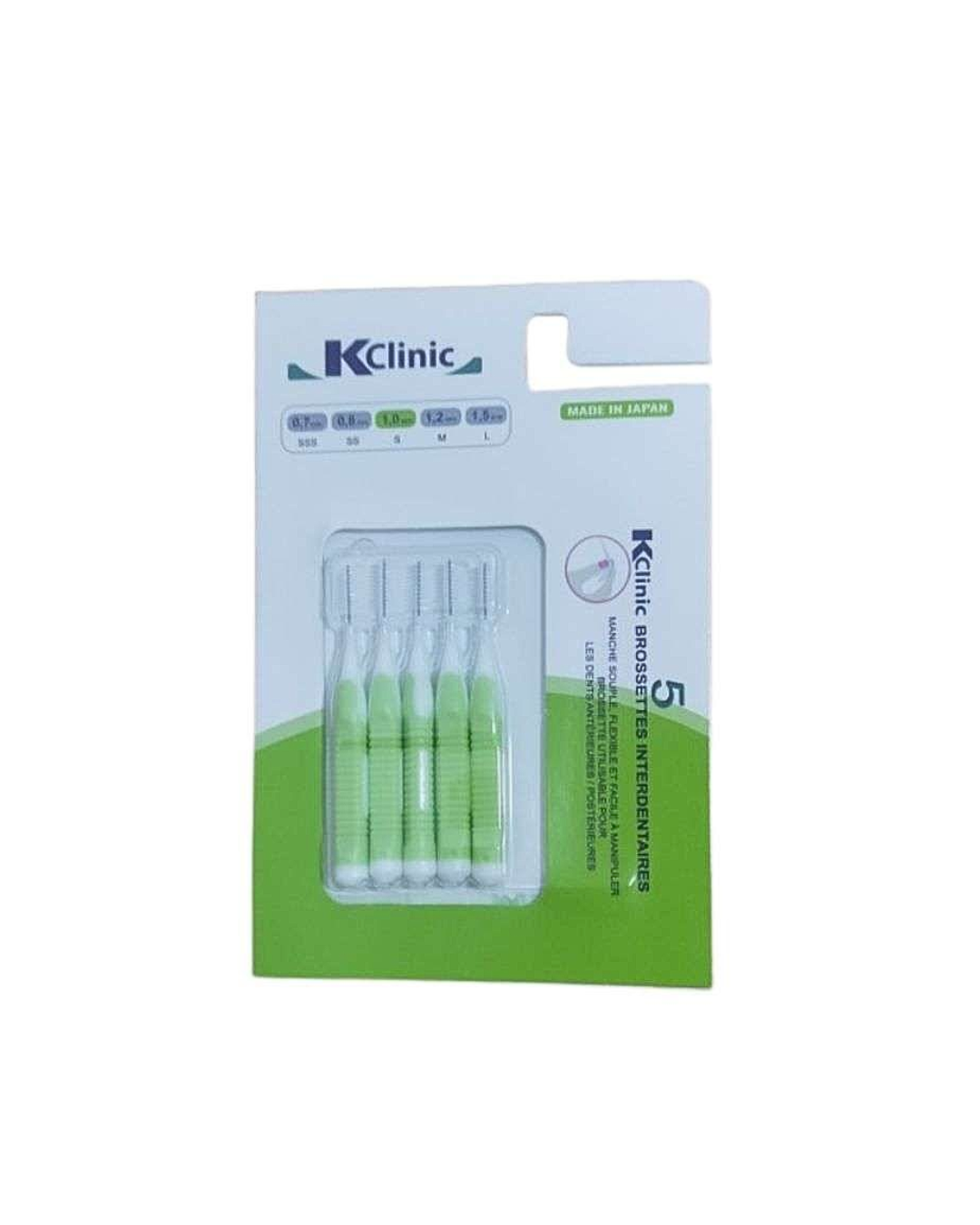 KIN KIN Clinic Brossettes Interdentaire 1.0mm 5unites - Image 1