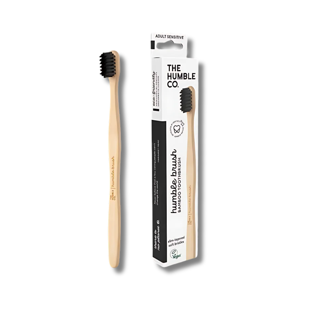 THE HUMBLE HUMBLE BROSSE A DENTS BAMBOU ADULTE NOIR DENTS SENSIBLES - Image 1