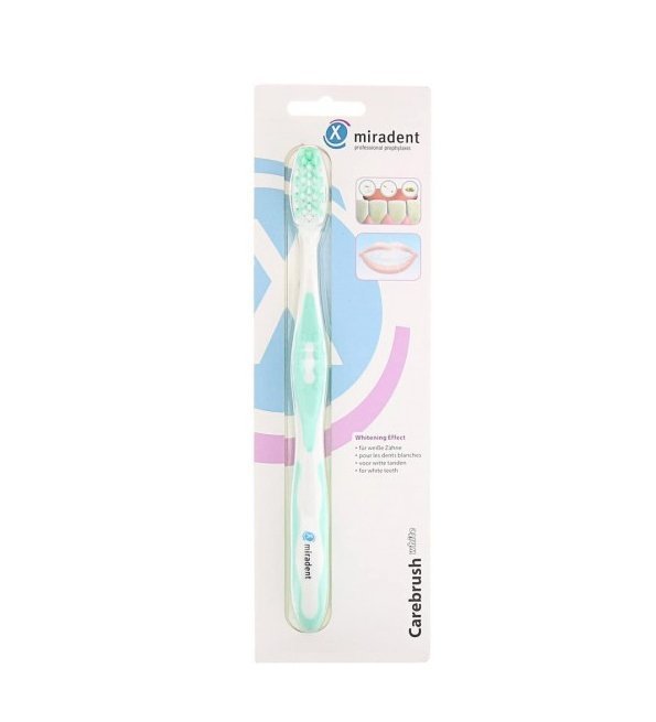 MIRADENT Miradent Brosse à dent Carebrush White Verte - Image 1