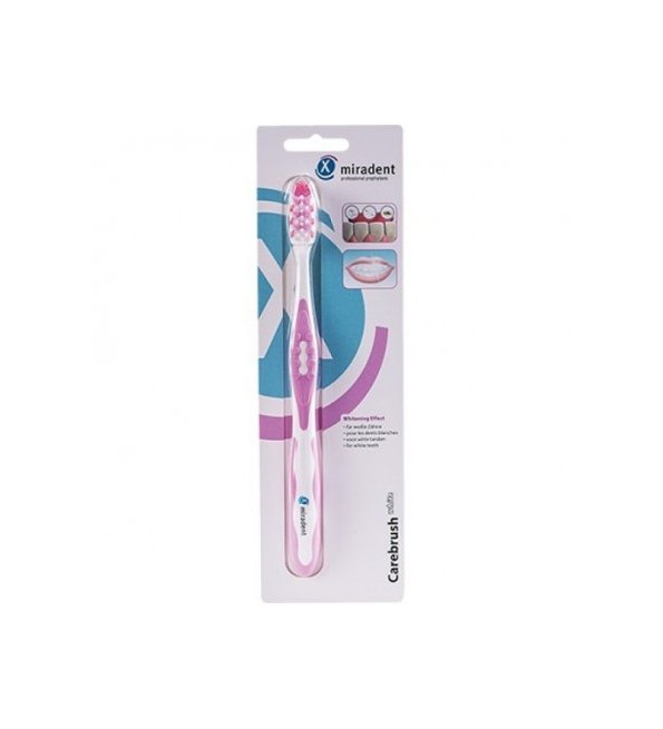 MIRADENT Miradent Brosse à dent Carebrush White Rose - Image 1