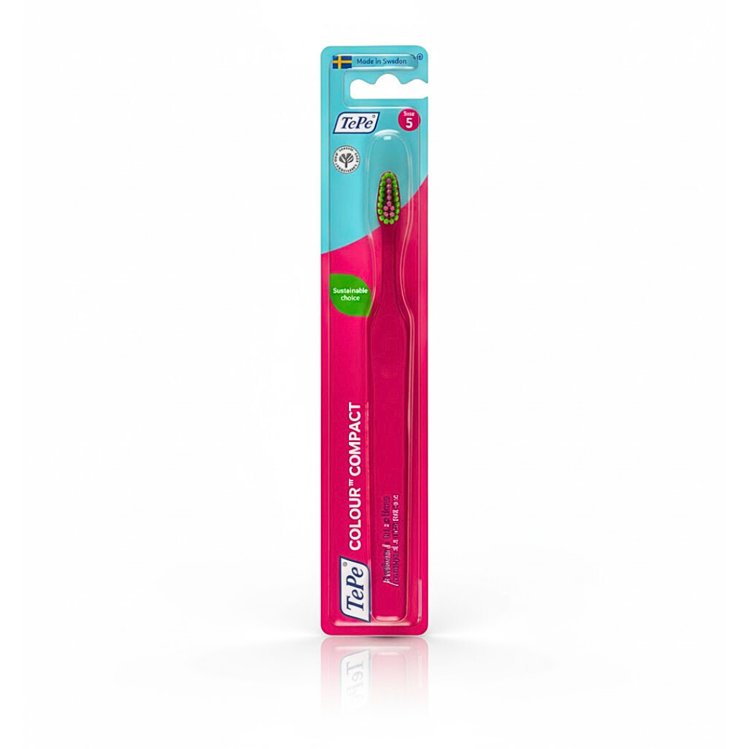Tepe Tepe Brosse A Dents Colour Compact Rose Extra Soft - Image 1