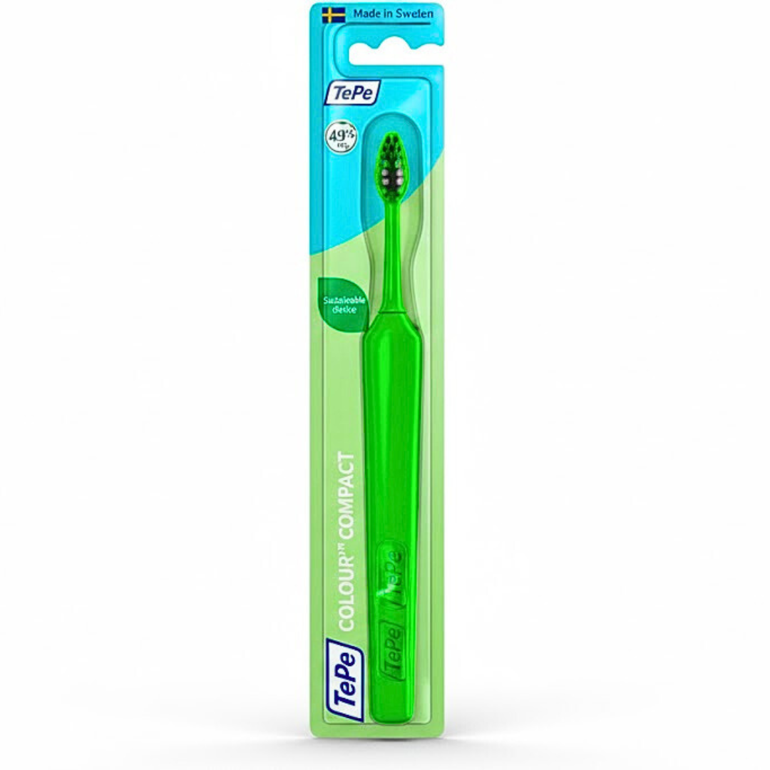 Tepe Tepe Brosse A Dents Colour Compact Vert Extra Soft - Image 1