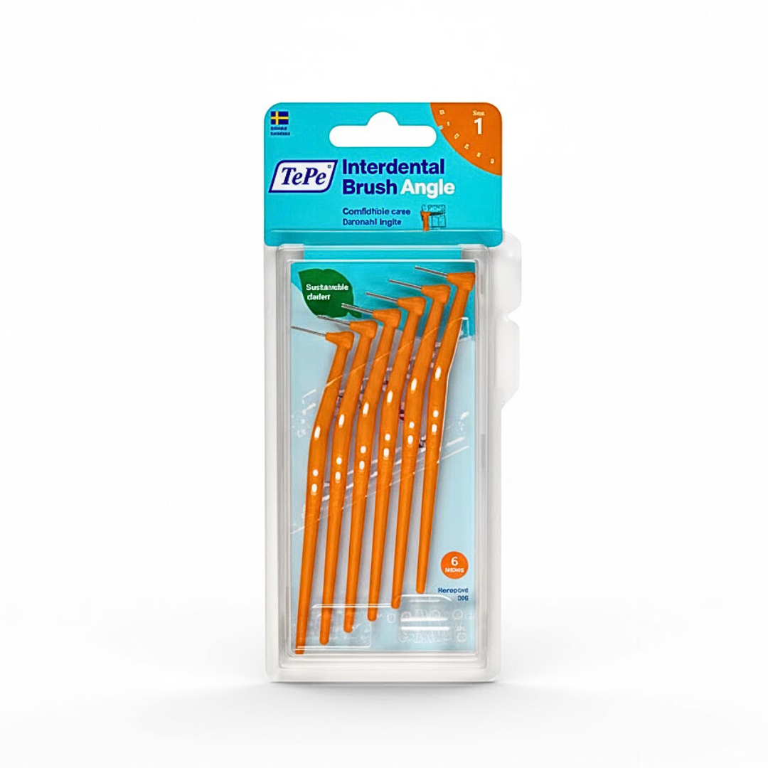 Tepe Tepe Interdental Brush Orange 0.45mm Taille 1 -6 Pieces - Image 1