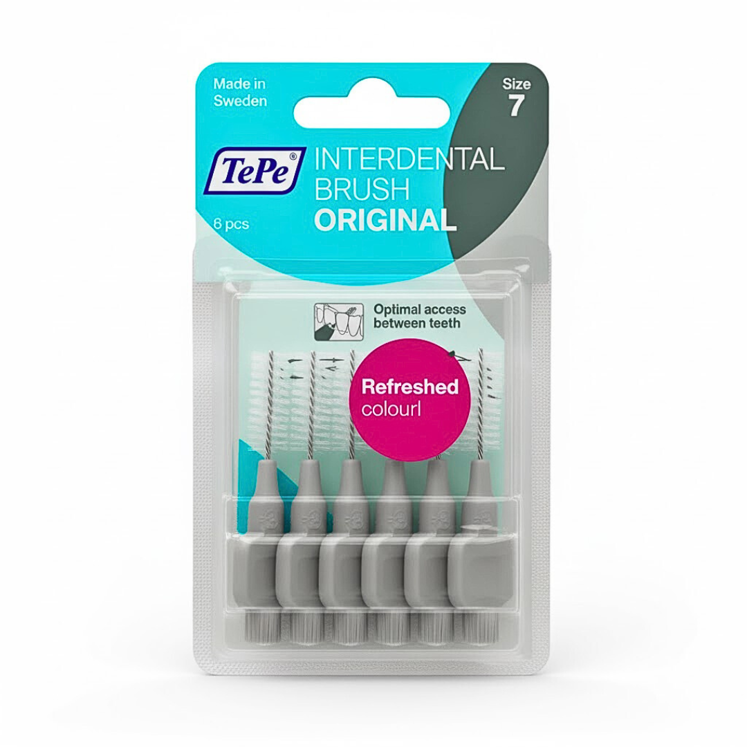 Tepe Tepe Interdental Brush Original Gris 1.3mm Taille 7-6Pieces - Image 1