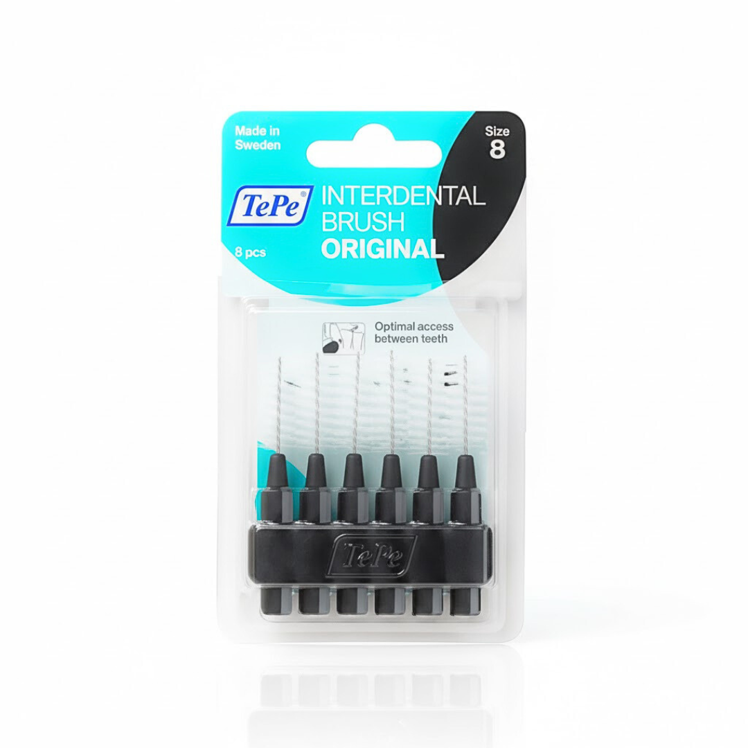 Tepe Tepe Interdental Brush Original Noire 1.5mm Taille 8-6Pieces - Image 1
