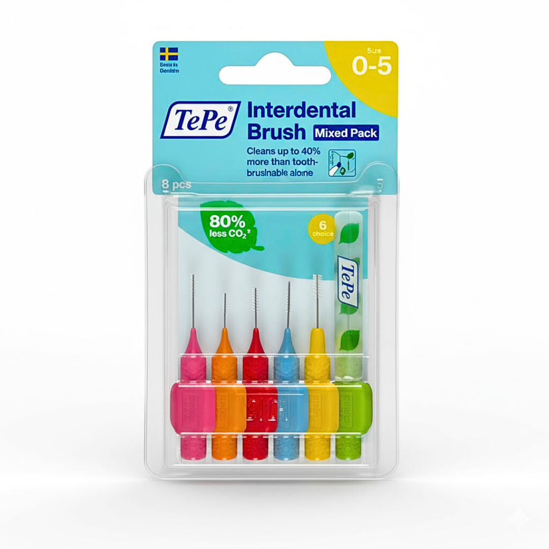 Tepe Tepe Interdental Brush Original Pack Mixt Taille 0-5 -6 Pieces - Image 1