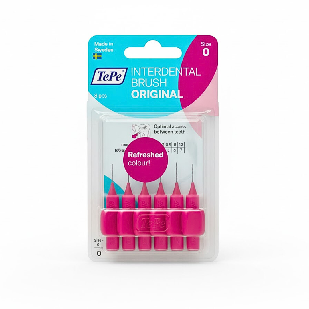 Tepe Tepe Interdental Brush Original Rose 0.4mm Taille 0-6Pieces - Image 1