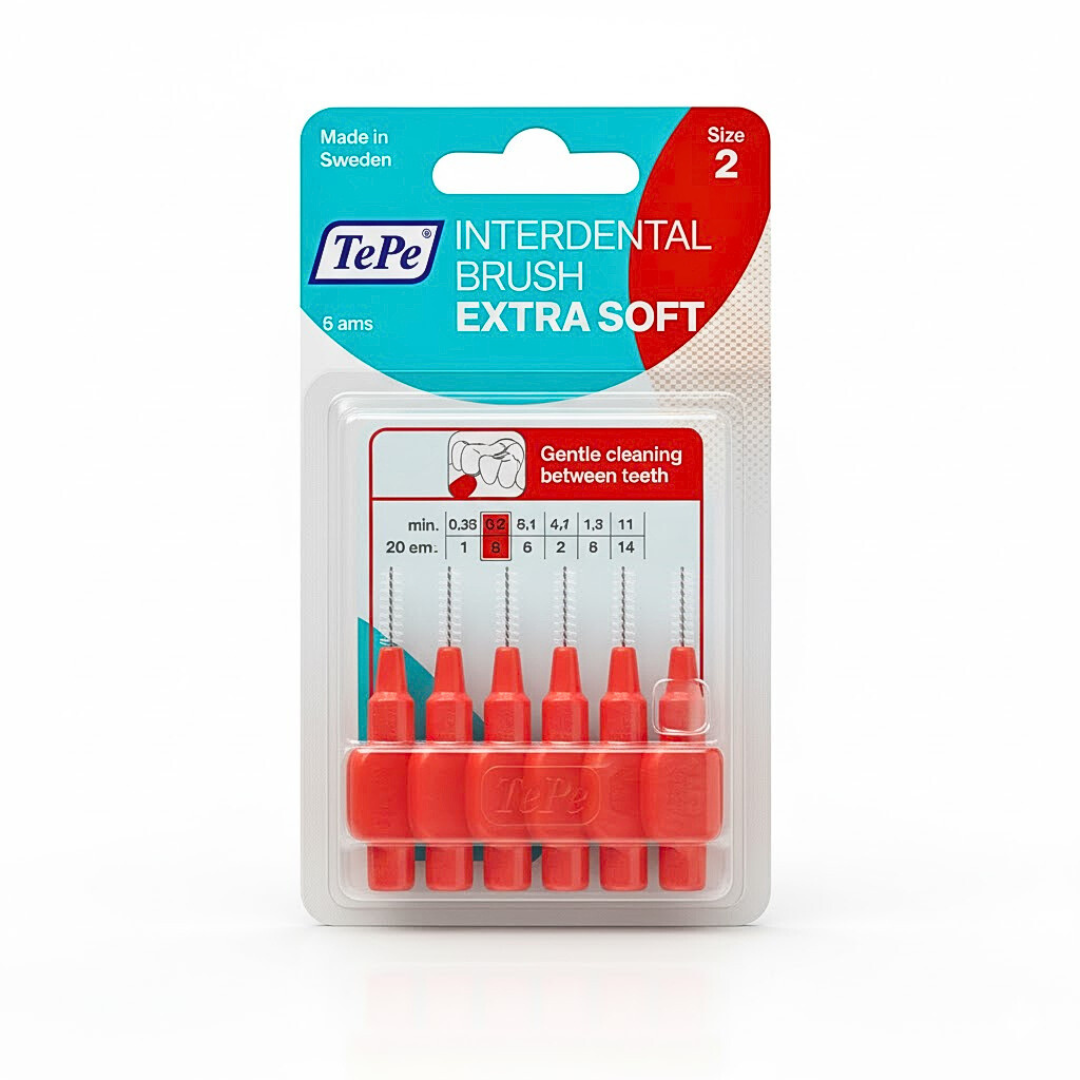 Tepe Tepe Interdental Brush Original Rouge 0.5mm Taille 2 -6 Pieces - Image 1