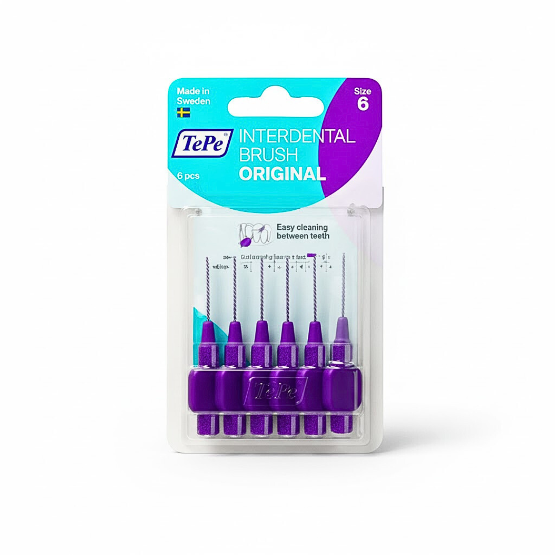 Tepe Tepe Interdental Brush Original Violet 1.1mm Taille 6 -6 Pieces - Image 1