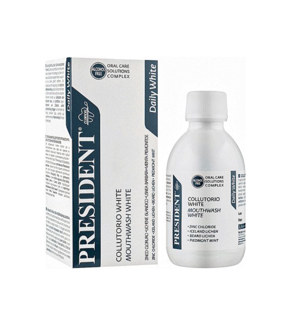 PRESIDENT President Bain de Bouche White 200ml - Image 1