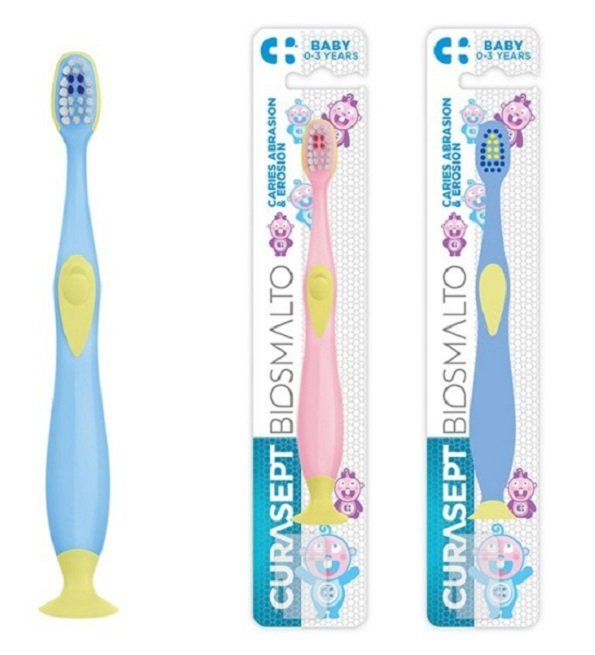 CURASEPT CURASEPT BROSSE À DENTS BIOSMALTO BABY 0-3 ANS - Image 1
