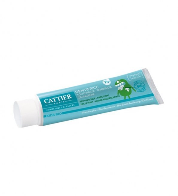 Cattier Cattier Dentifrice 7ans+ Gout Menthe Douce 50ml - Image 1