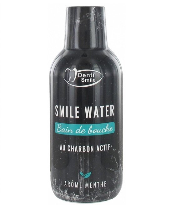 DENTI SMILE Denti Smile Bain de Bouche au Charbon Actif 300ml - Image 1