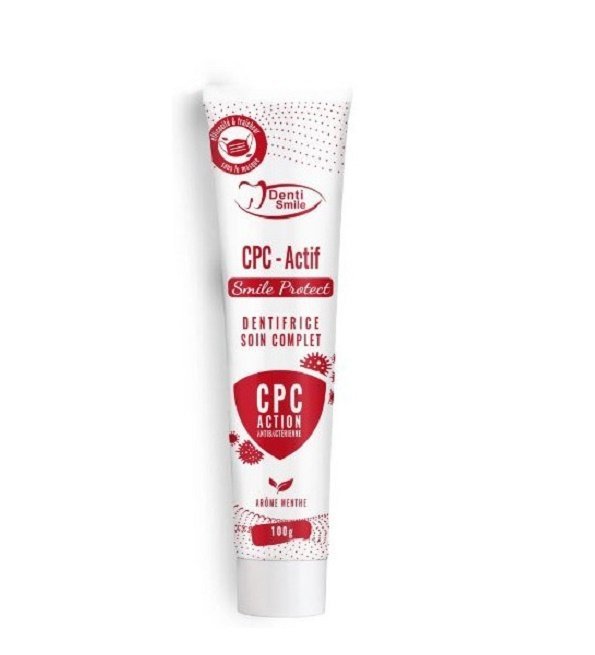 DENTI SMILE DENTI SMILE DENTIFRICE SOIN COMPLET CPC-ACTIF – 100g - Image 1