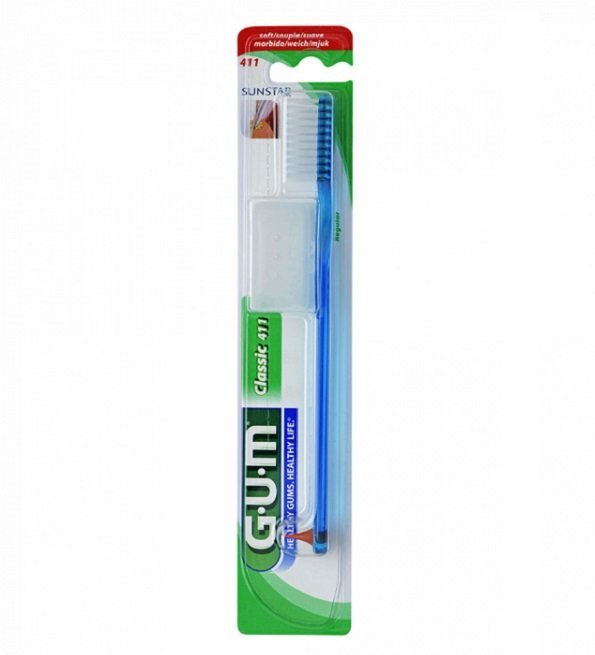 GUM Gum Brosse à Dent Classique Souple 411 - Image 1