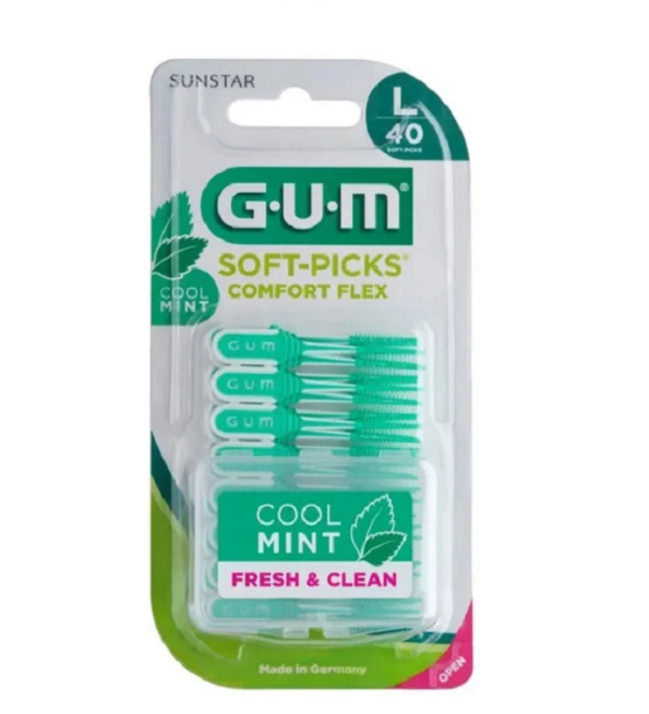 GUM GUM Soft-pick Comfort Flex mentholé Large Réf671 - Image 1