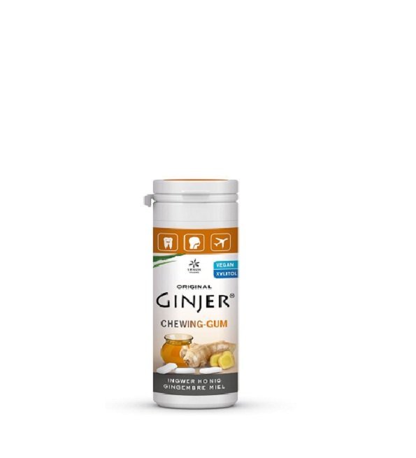 GINJER GINJER CHEWING-GUM GINGEMBRE MIEL 30 G - Image 1