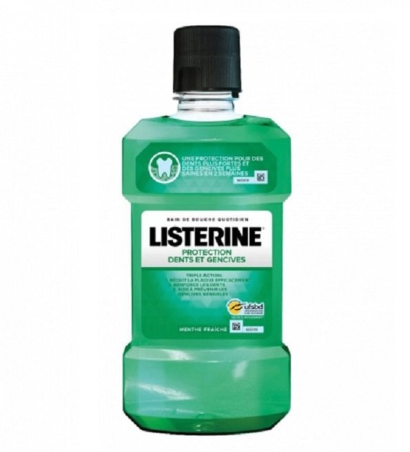 LISTERINE LISTERINE BAIN DE BOUCHE PROTECTION DENTS ET GENCIVES 250ML - Image 1