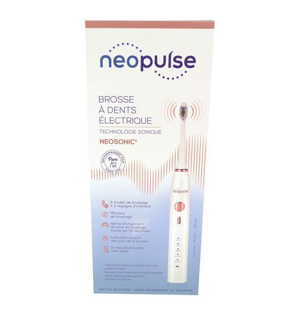 NEOPULSE NEOPULSE BROSSE A DENTS ELECTRIQUE NEOSONIC BLANCHE - Image 1