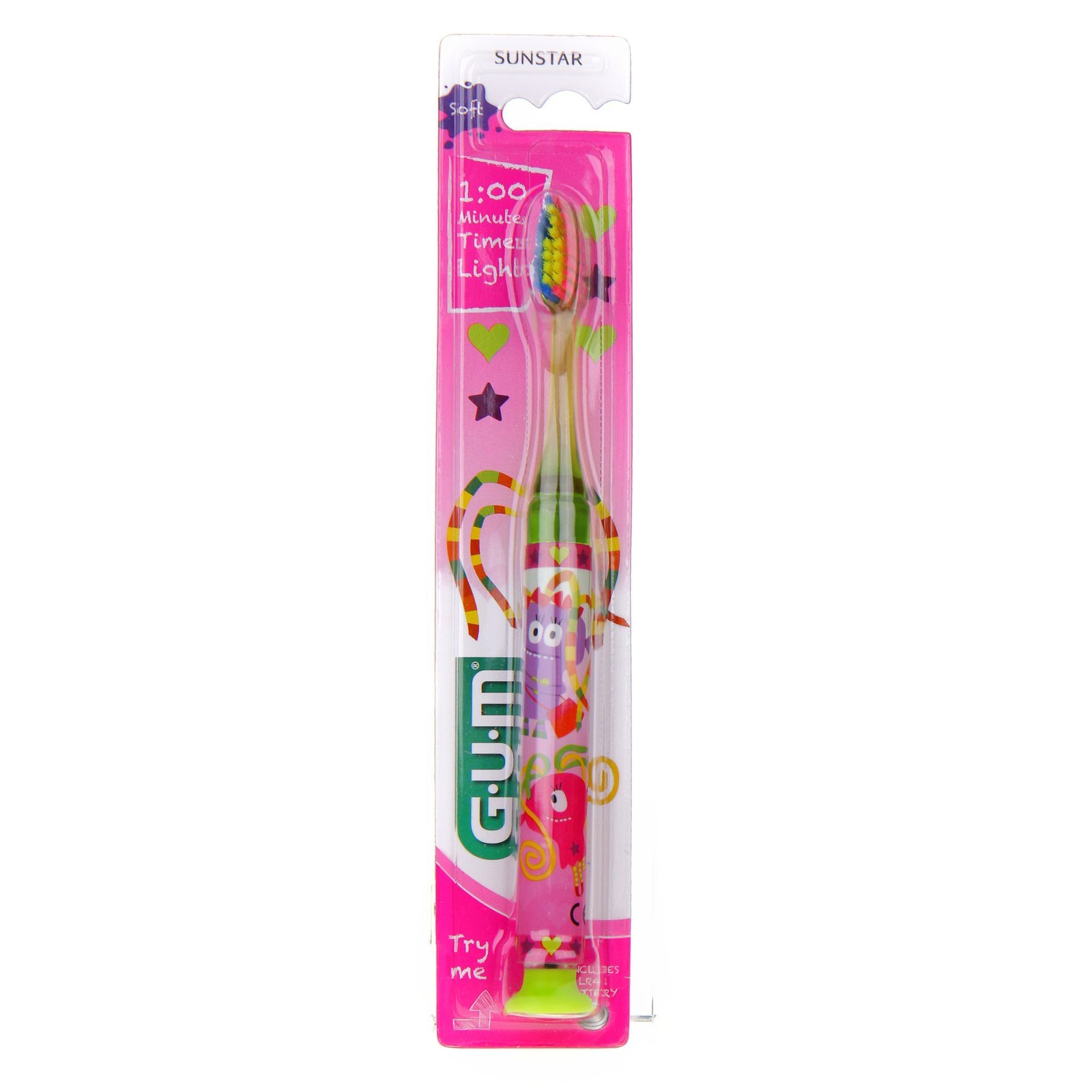 GUM Gum Brosse à dent monster junior laser 7-9 ans 903 - Image 1