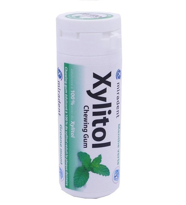 MIRADENT MIRADENT XYLITOL 30 CHEWING GUM MENTHE VERTE - Image 1